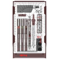 Trusa Isograph 3 stilouri ROTRING, Master Trusa Isograph 3 stilouri ROTRING, Master