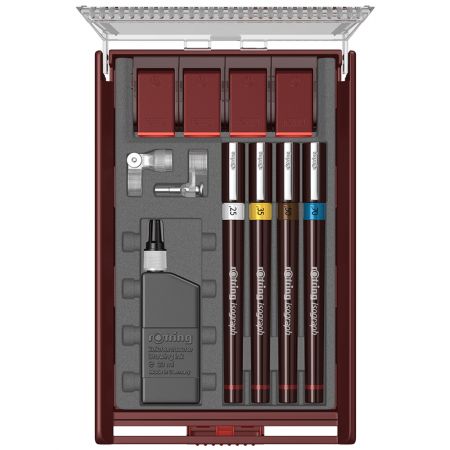 Trusa Isograph 4 piese ROTRING Comfort
