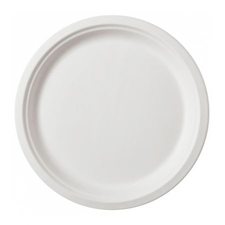 Farfurii biodegradabile 17.5 cm BIODECK, 12 buc/set