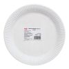 Farfurii din carton alb SAFIR, 23 cm, 25 buc/set