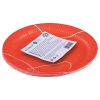Farfurii din carton biodegradabil, BIODECK Bio, 22 cm, 12 buc/set