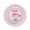 Farfurii din carton biodegradabil SAFIR Party, 18 cm, 15 buc/set