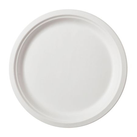 Farfurii biodegradabile trestie 22 cm, SAFIR, 50 buc/set