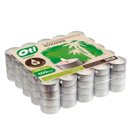 Lumanari pastila ecologice OTI Green, 100 buc/set