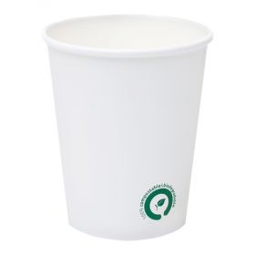 Pahare carton biodegradabil BIODECK, 360 ml, 50 buc/set