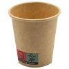 Pahare carton cafea 180 ml, 7 oz, SAFIR Kraft, 50 buc/set