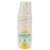Pahare carton biodegradabil BIODECK Bio Artwork, 120 ml, 25 buc/set