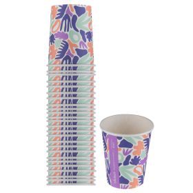 Pahare carton biodegradabil BIODECK Bio Artwork, 240 ml, 25 buc/set