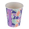 Pahare carton biodegradabil BIODECK Bio Artwork, 240 ml, 25 buc/set