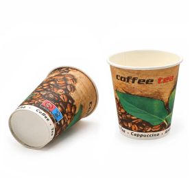 Pahare carton cafea 100 ml, 4 oz, SAFIR Color, 50 buc/set
