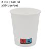 Pahare carton cafea 240 ml, 8 oz, 50 buc/set