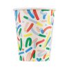 Pahare carton cafea BIODECK Artwork, 240 ml, 8 oz, 12 buc/set