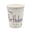 Pahare carton color 240 ml, 8 oz, SAFIR Party, 15 buc/set