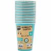Pahare carton biodegradabil PRO NAPPE, 200 ml, 15 buc/set