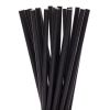 Paie biodegradabile SAFIR Black, 20 cm, 100 buc/set