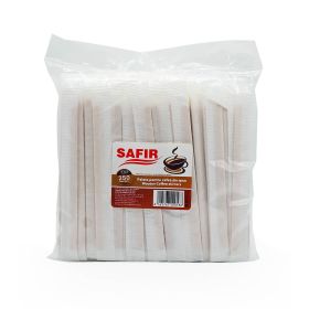 Palete cafea lemn, SAFIR, 11 cm, 250 buc/set