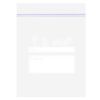 Pungi alimentare plastic cu ziplock, 140x160 mm, SAFIR S, 20 buc/set
