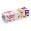 Pungi alimentare plastic cu ziplock, 175x215 mm, SAFIR M, 15 buc/set