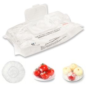 Pungi alimentare cu elastic tip capac, de unica folosinta, 200 buc/set