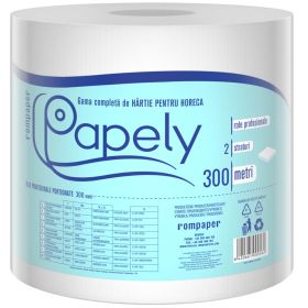 Prosop hartie PAPELY, 300 m, 2 straturi