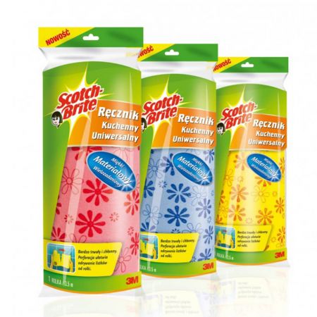 Lavete uscate in rola SCOTCH BRITE, 12 buc/set