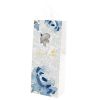 Punga cadou din plastic, 13.5x8.5x33 cm, SPREE Blue Flowers 75332