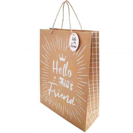 Punga cadou, din hartie, 31X42 cm, SPREE Everyday Kraft