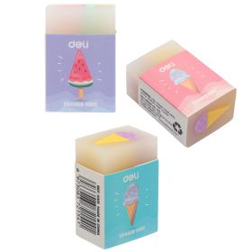 Radiera creion, model inghetata, DELI H301