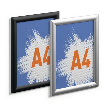 Rama click A4, aluminiu, DURABLE