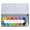 Acuarele 12 culori/set + tub de alb si paleta de culori, EBERHARD FABER