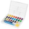 Acuarele si pensula cu rezervor, 24 culori/set, FABER-CASTELL Creative Studio, FC169724