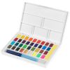 Acuarele si pensula cu rezervor, 36 culori/set, FABER-CASTELL Creative Studio, FC169736
