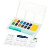 Acuarele si pensula cu rezervor, 12 culori/set, FABER-CASTELL Creative Studio Tropical, FC169714