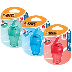 Ascutitoare dubla cu container plastic BIC Ellipse