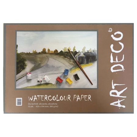 Bloc pictura A2, 300 g, ART DECO, 10 file