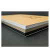 Bloc de desen A4, hartie alba-kraft-neagra, DACO, 60 file