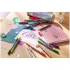 Carioci cu 2 capete si sclipici, 20 culori/set FABER-CASTELL Glitter, FC151108