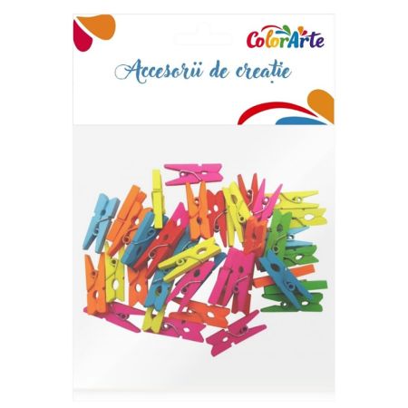 Carlige fotografii COLORARTE Color, 40 buc/set