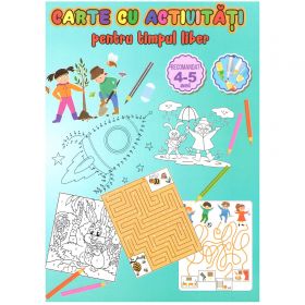 Carte de activitati, A4, Timp Liber, 4-5 ani