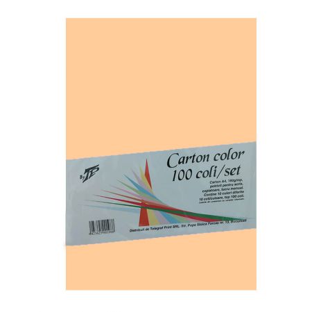 Top carton colorat A4, 100 coli