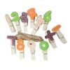 Carlige lemn natur pentru fotografii, 2.5 cm COLORARTE, 26 buc/cutie