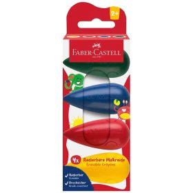 Creioane cerate FABER-CASTELL FC120408, 4 culori/set