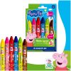 Creioane colorate cerate STAEDTLER Noris Junior Peppa Pig, 6 culori/set
