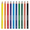 Creioane colorate Jumbo EBERHARD FABER, 10 buc/set