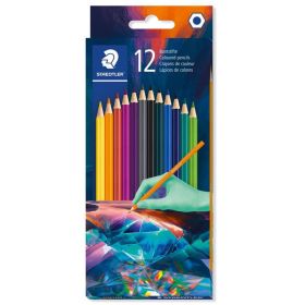 Creioane colorate hexagonale STAEDTLER 175C12E2, 12 culori/set