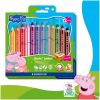 Creioane colorate groase STAEDTLER Noris Junior Peppa Pig, 12 culori/set