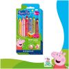 Creioane colorate groase STAEDTLER Noris Junior Peppa Pig, 6 culori/set