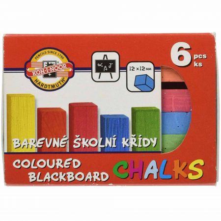 Creta colorata KOH-I-NOOR, 6 buc/cutie