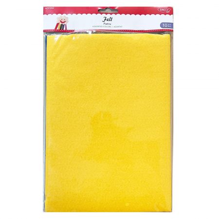 Fetru asortat DACO, 10 buc/set