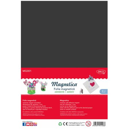 Folie magnetica adeziva A4 DACO 
